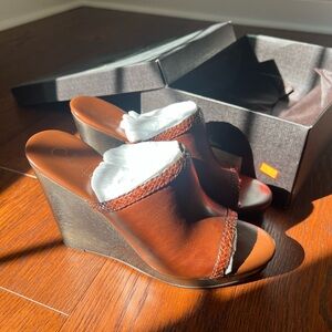 New Cole Haan wedge sandals